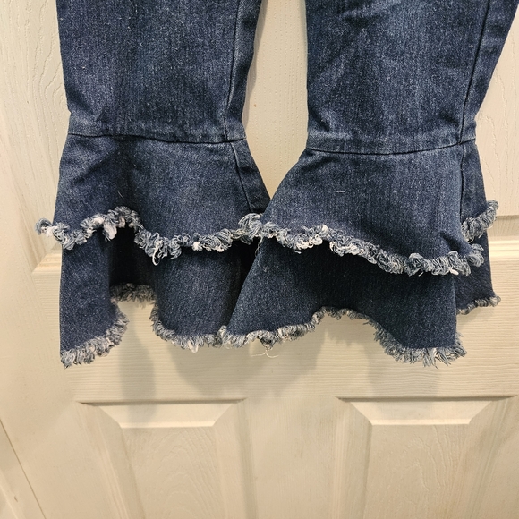 Adorable Flare Jeans Sz 4 Ying Shan - Picture 3 of 5